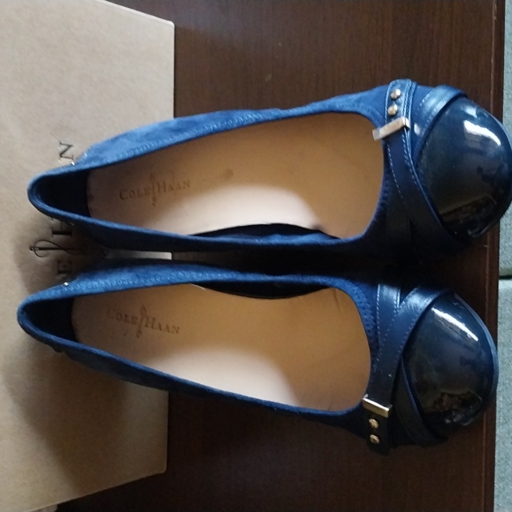 Cole Haan Monica Wedge in Blazer Blue